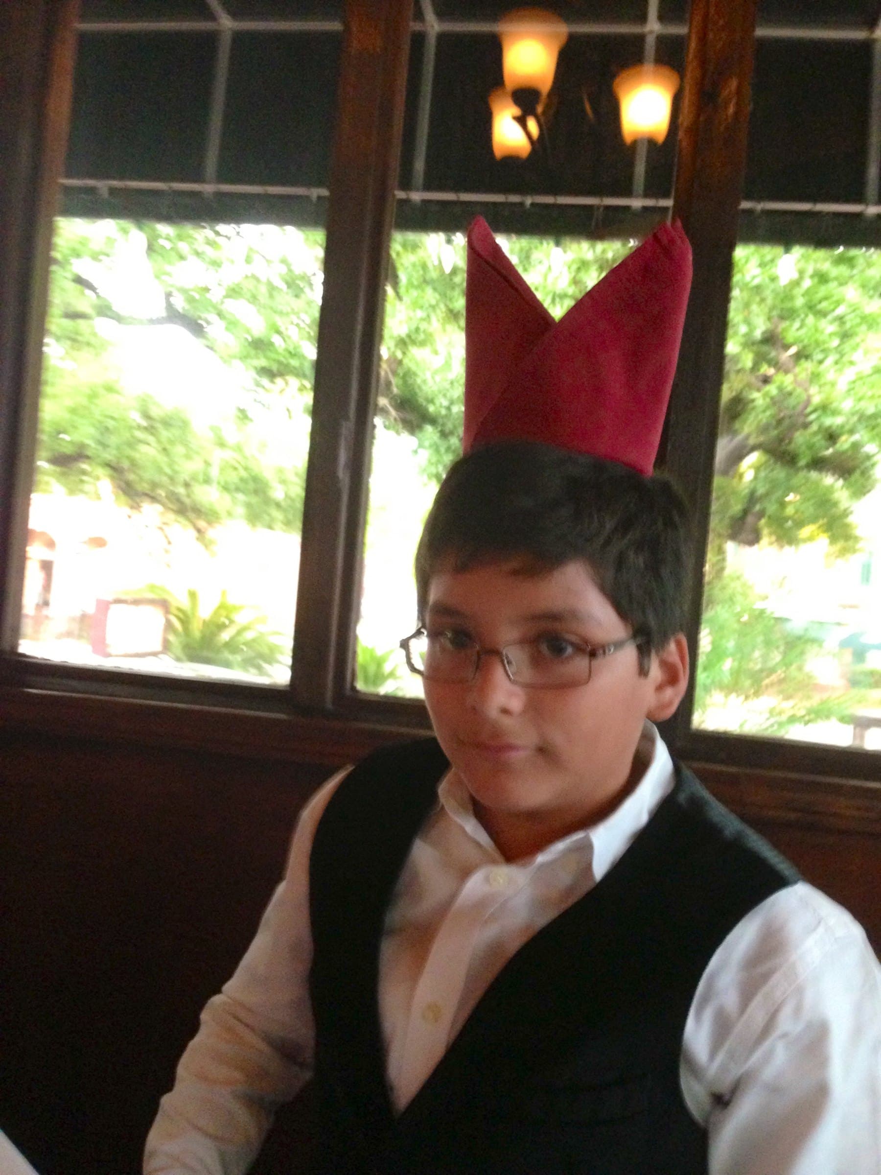 Emmanuel Mendieta as a kid, king of Fogo de Chão